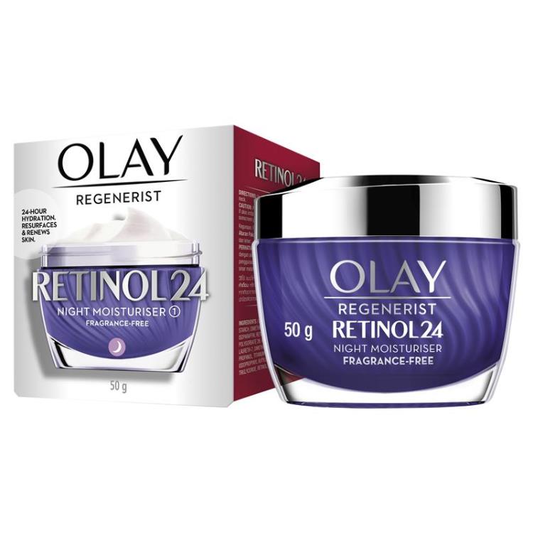 Olay Regenerist Retinol 24 Night Moisturiser Fragrance Free 50g